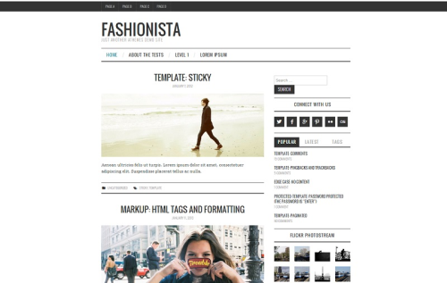 Fashionista - Just Another aThemes Demo Site